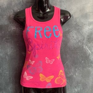 Cute Vibrant “Free Spirit” Tank Top